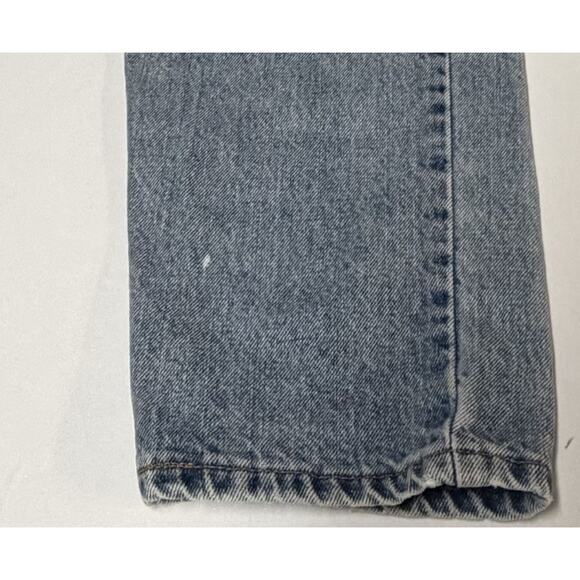 Vintage Levi’s 550 Relaxed Fit Tapered Leg Jeans 33X32 Blue Light Wash 2000s - Picture 9 of 13